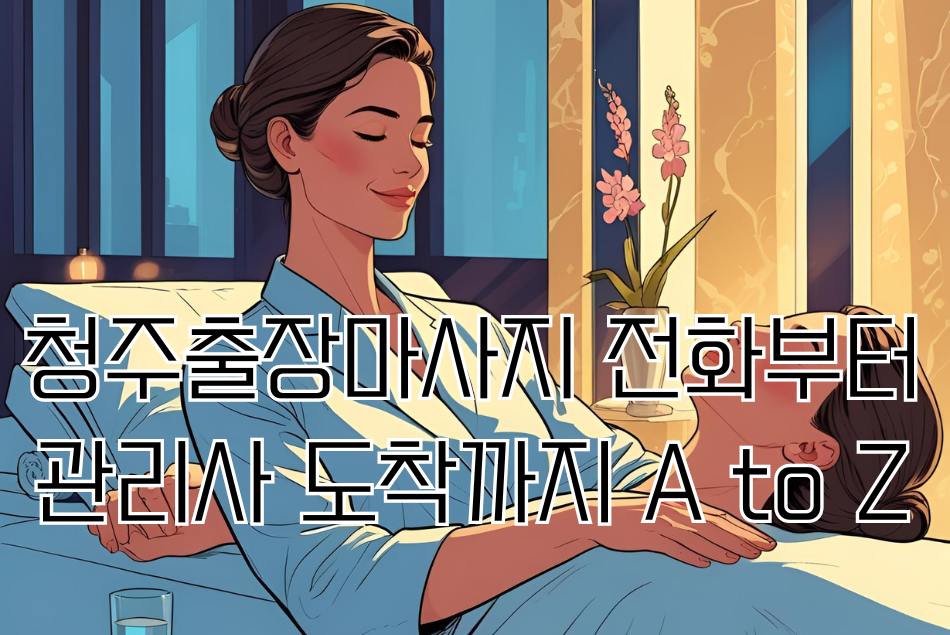 청주출장마사지 전화부터 관리사 도착까지 A to Z