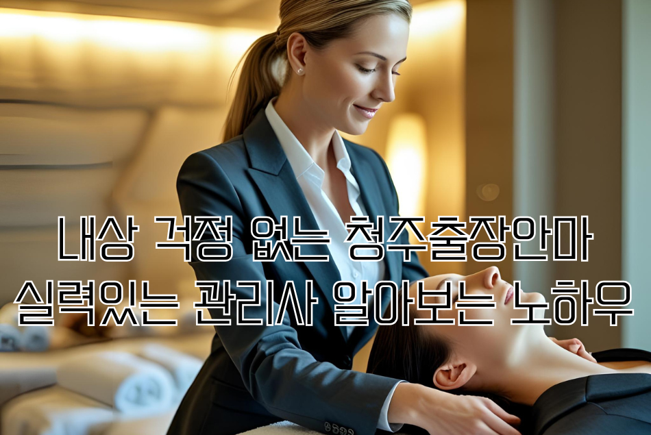 내상 걱정 없는 청주출장안마 실력있는 관리사 알아보는 노하우